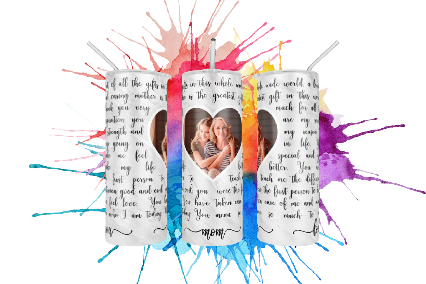 Mom Photo 20oz Tumbler